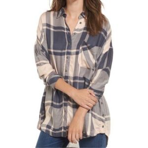 Women’s Free People Plaid Tunic